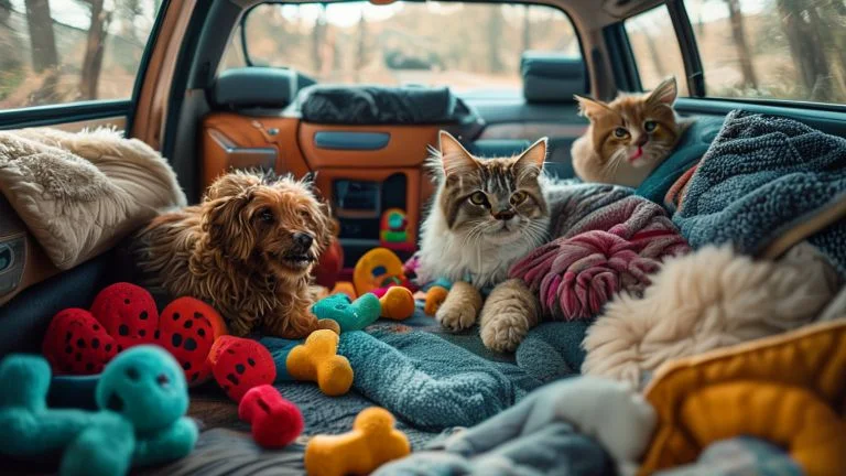Como os brinquedos aliviam o estresse de pets durante viagens