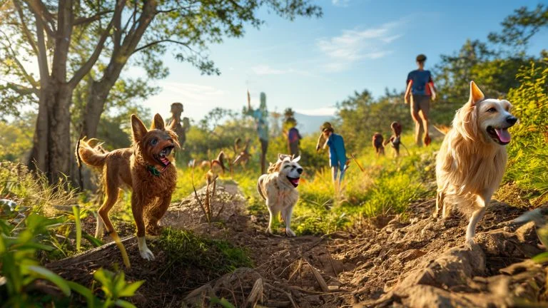 Raças de cães exóticos ideais para famílias ativas e aventureiras