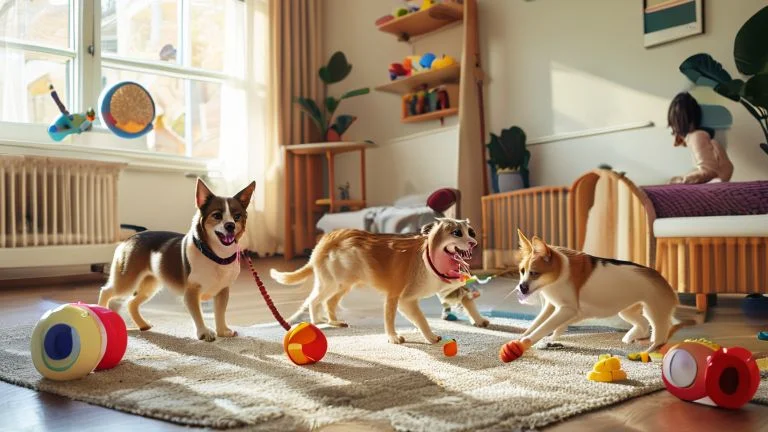 Como usar brinquedos para exercitar seu pet dentro de casa