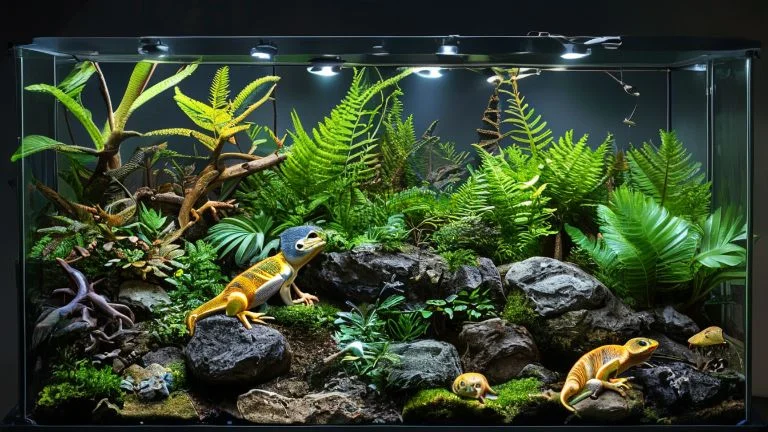 Como montar o terrário ideal para seu lagarto exótico pet