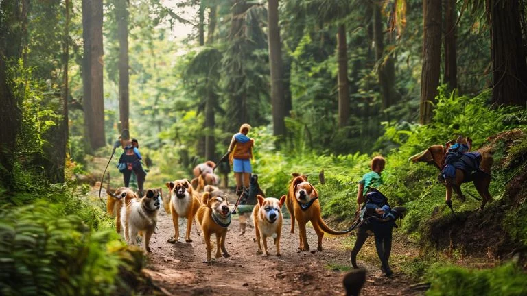 Aventuras ao Ar Livre: Como a Socialização em Trilhas Beneficia Seu Cão