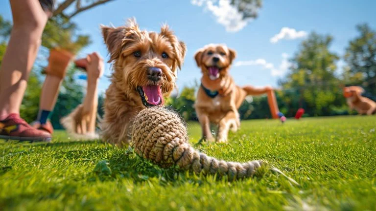 Como os brinquedos de corda estimulam cães ativos e felizes