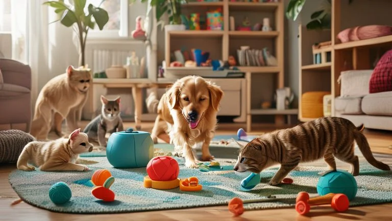 Como brinquedos interativos melhoram o comportamento do seu pet
