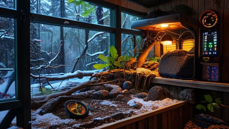 Como Criar o Habitat Ideal para Répteis Exóticos no Inverno