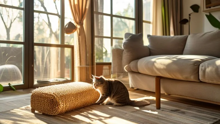 Por que gatos arranham móveis e como proteger sua casa