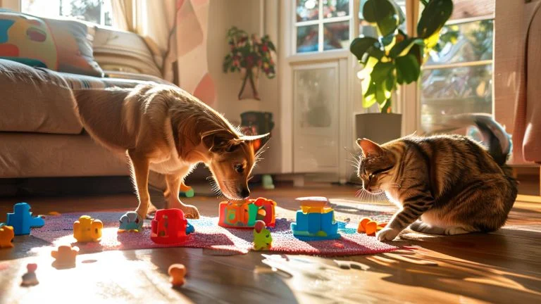 Como usar brinquedos de quebra-cabeça para estimular a mente do seu pet